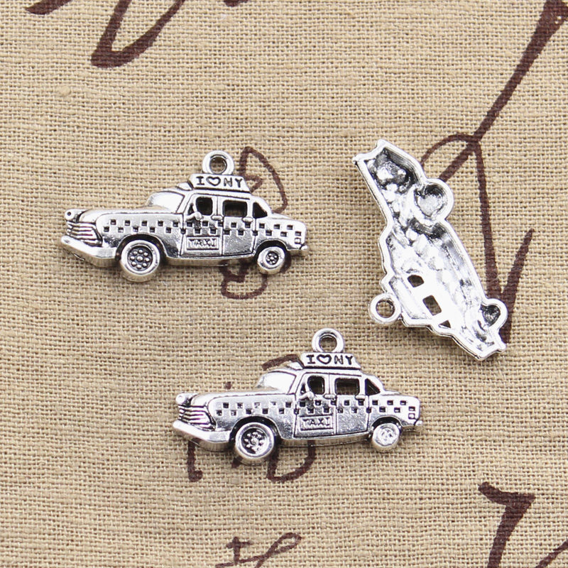Jewelry Making York - 8 ciondoli a forma di taxi