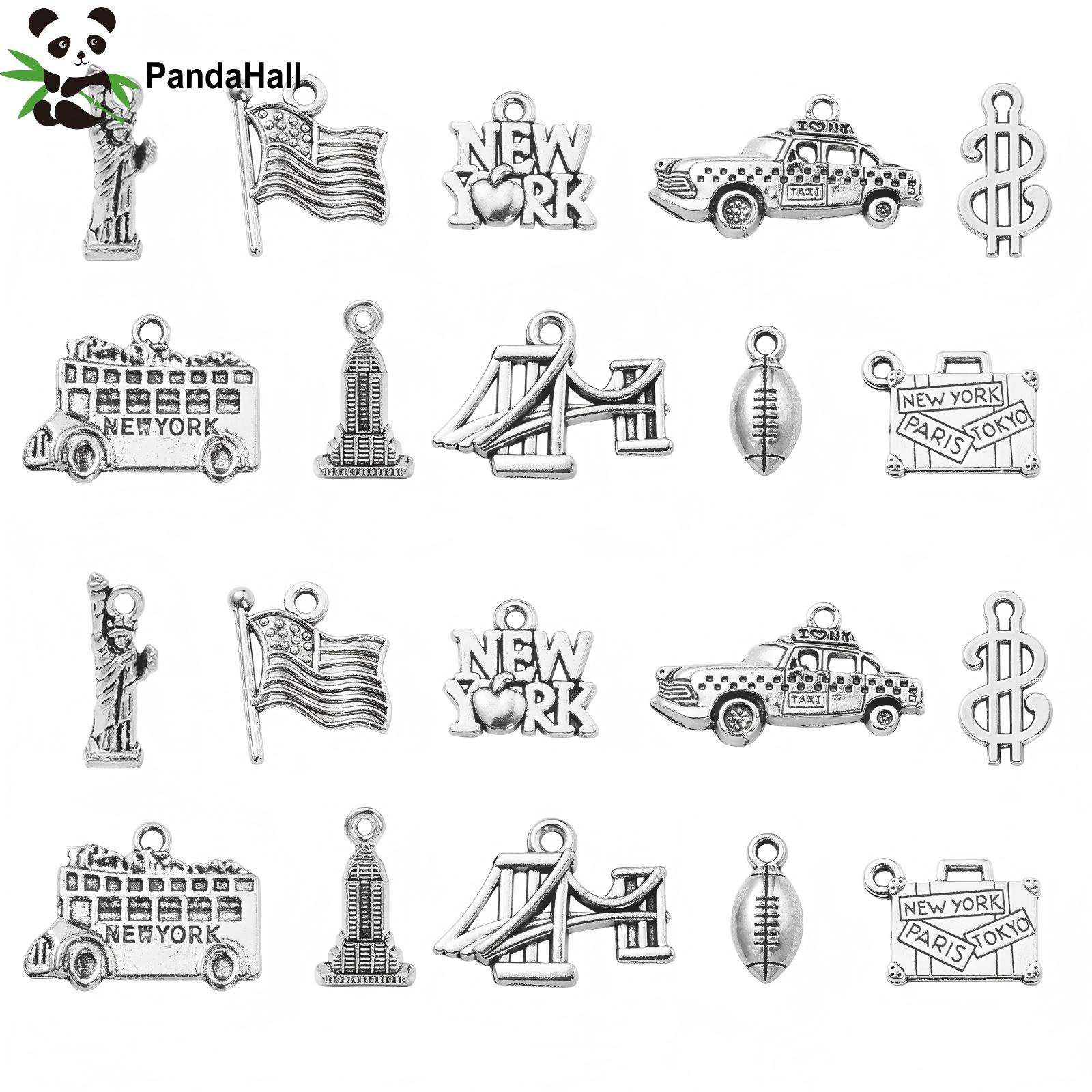 Jewelry Making York - PandaHall 100 Pezzi 10 Stili Ciondoli