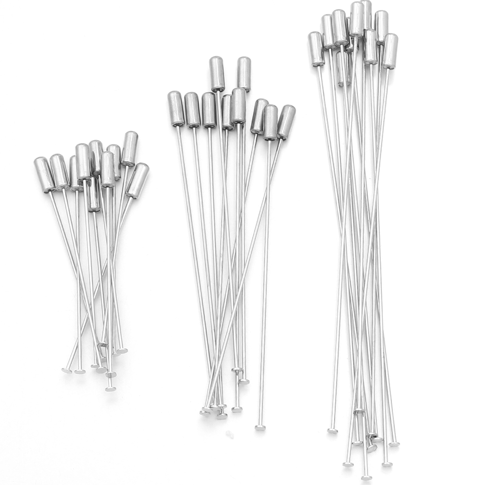 Jewelry Making Head Pins - 10 pz. spille in rame da