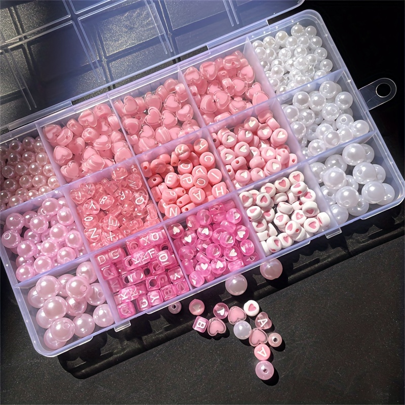 Jewelry Making Organizer Box - Set di 10 Pezzi con Alfabeto