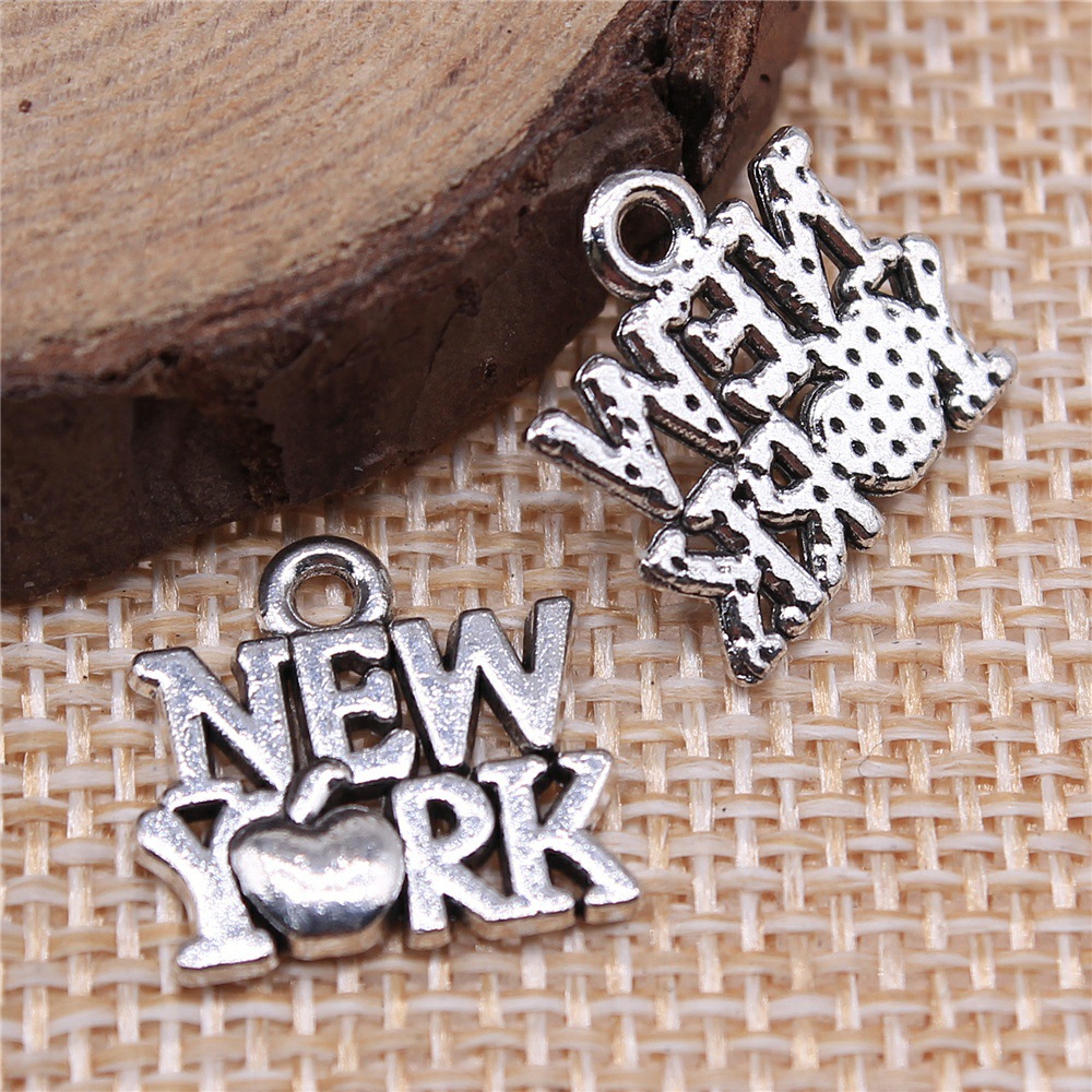 Jewelry Making York - 40 pezzi 15x14mm (0,59x0,55 pollici) Ciondoli