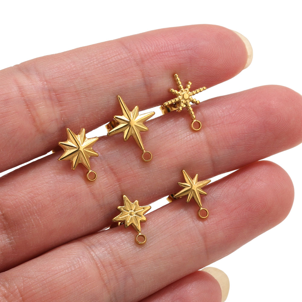Jewelry Making Techniques - 6 pz. Orecchini a Stella in