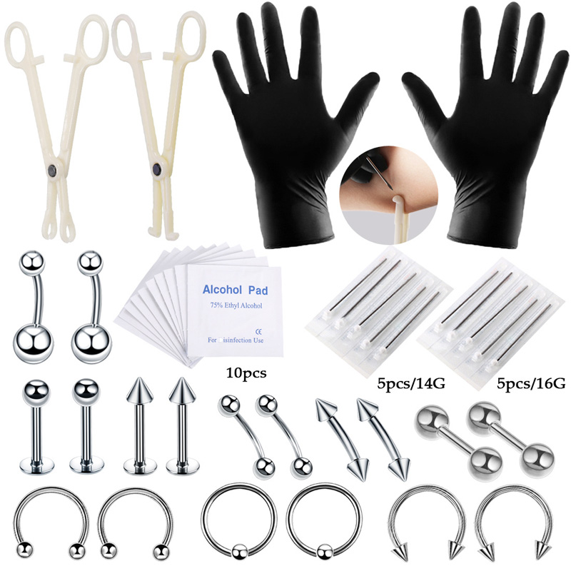 Jewelry Making Pliers Set - 42 pz/set Body Piercing Tool Kit