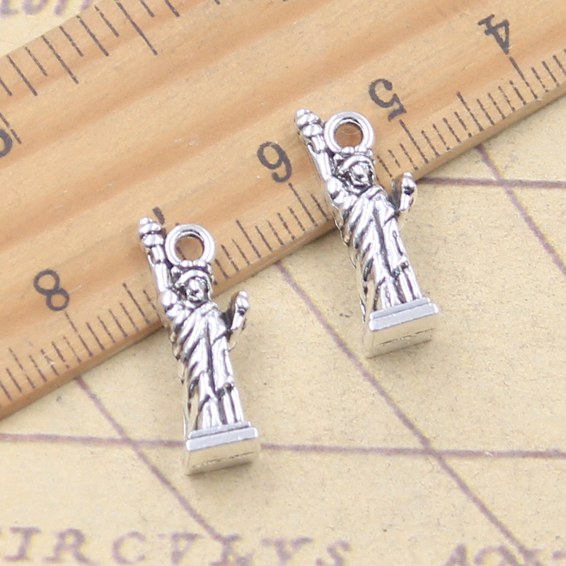 Jewelry Making York - 10 pz Charms New York Statua
