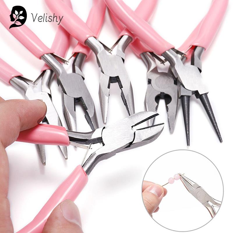 Jewelry Making Needle Nose Pliers - 1PC Mini Pinze Diagonali Rotonde Piegato