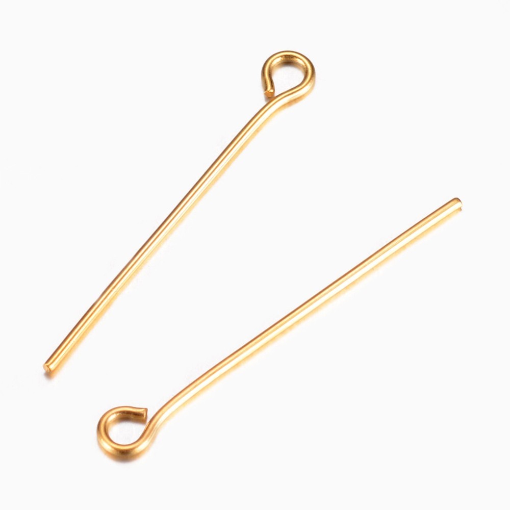 Jewelry Making Head Pins - 20 Pezzi di Perni ad Occhiello