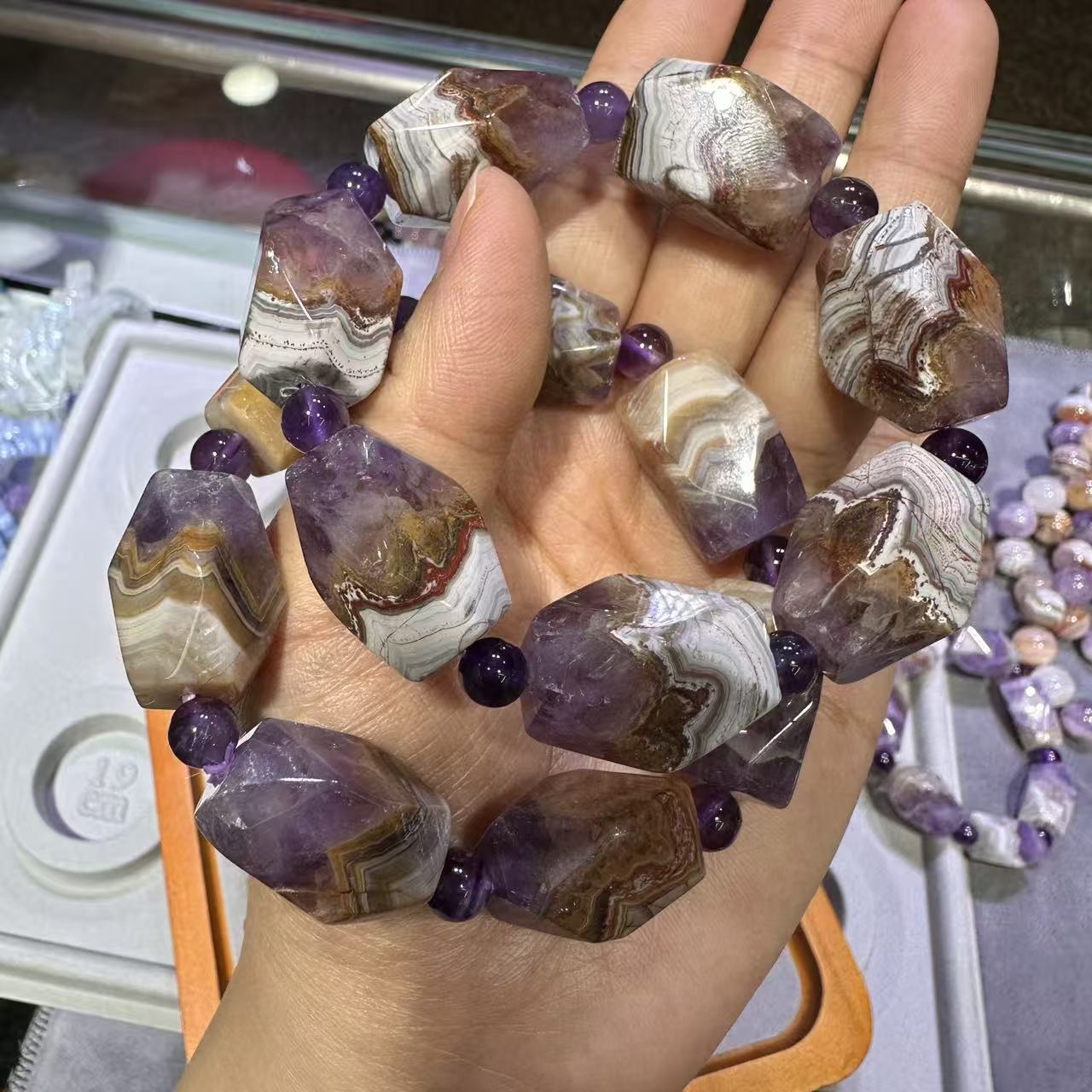 Bracciale in agata naturale AA - Crystal Bead Mix recensione e prezzo