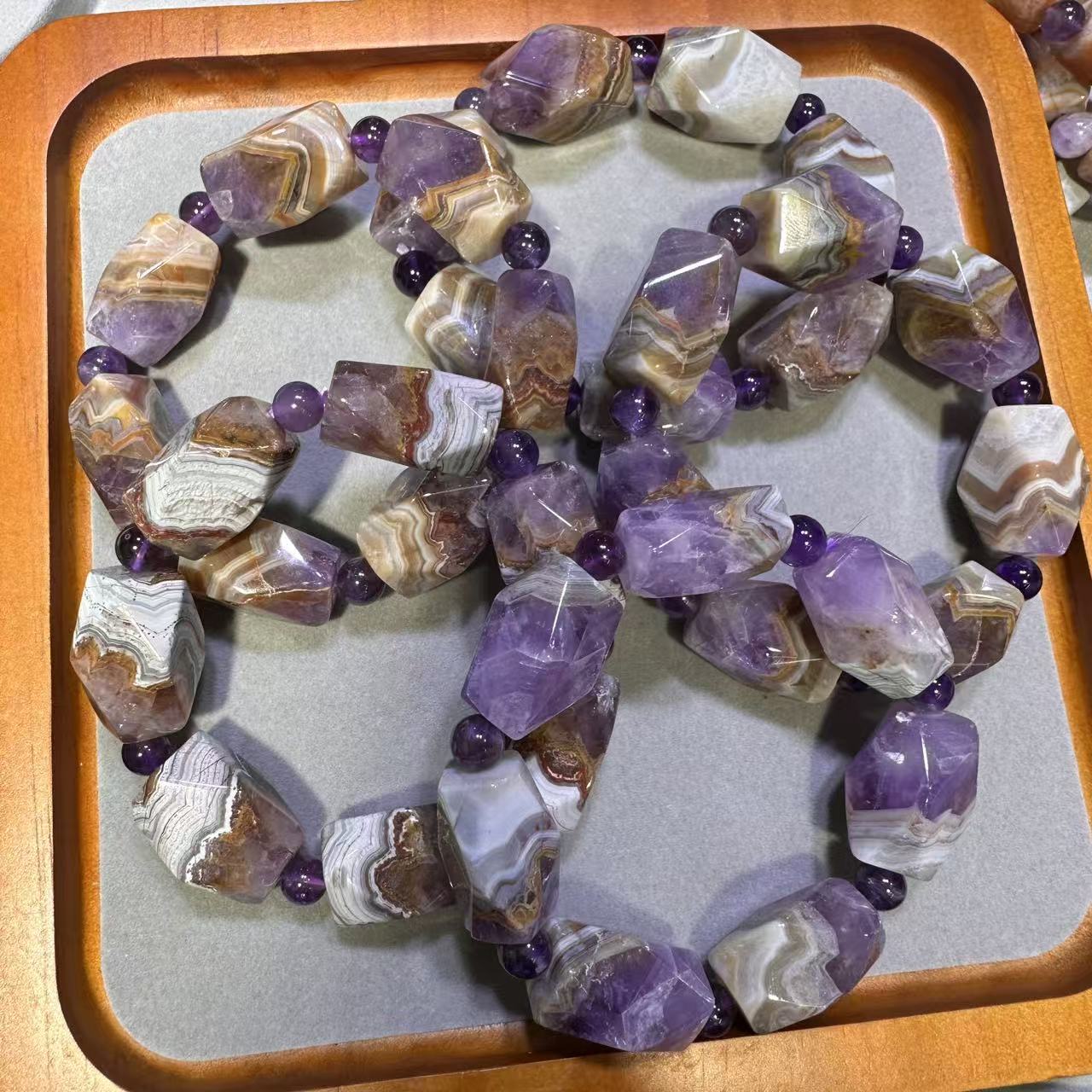 Bracciale in agata naturale AA - Crystal Bead Mix recensione e prezzo