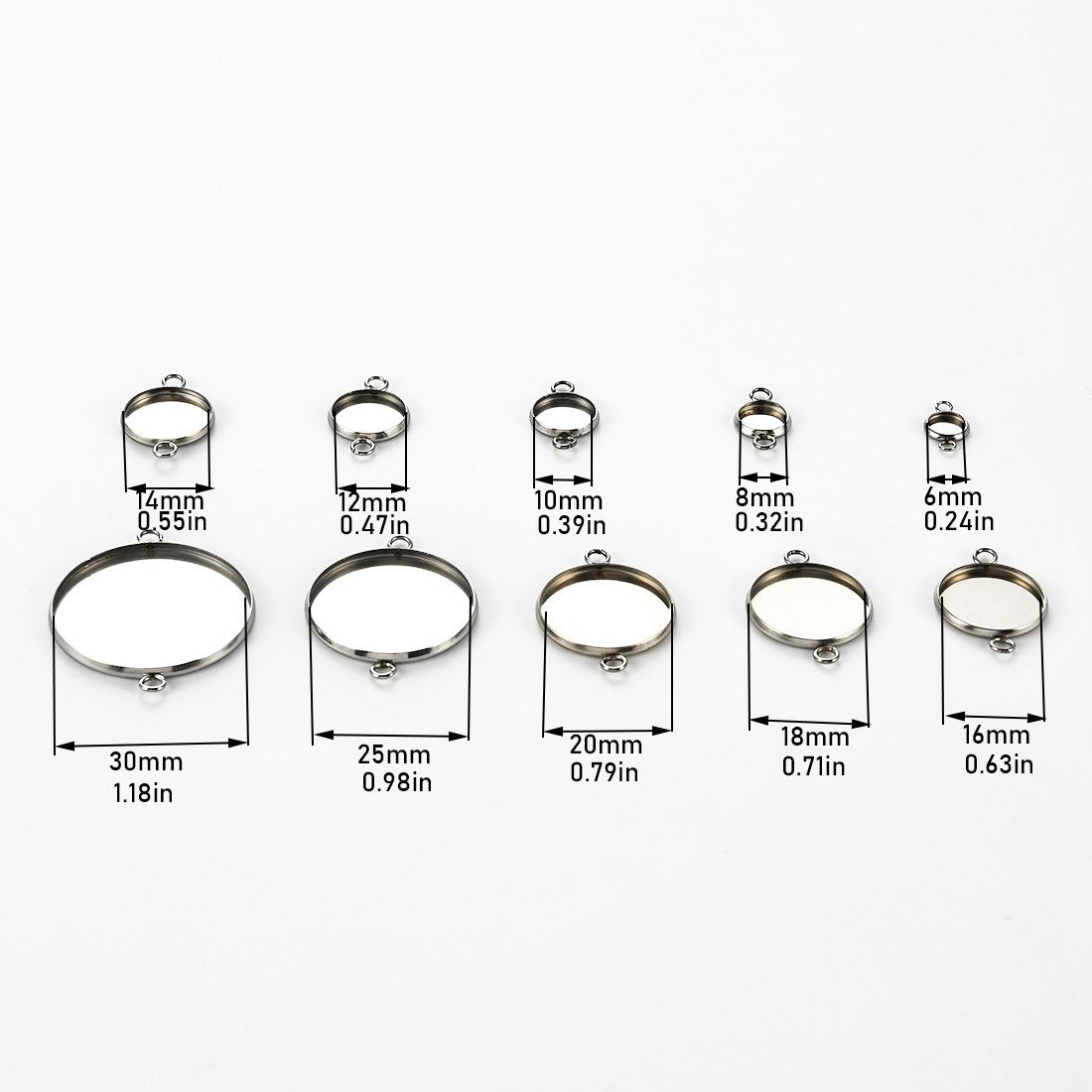 Connettori per vassoi pendenti - Pendant Blank Bezel recensione e prezzo