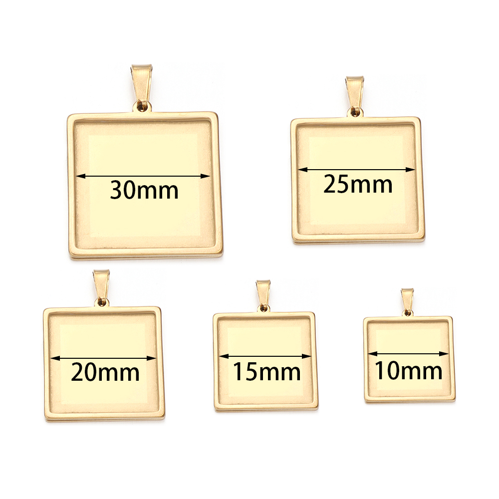 2 Pezzi Base per Cabochon Quad - Pendant Blank Bezel recensione e prezzo