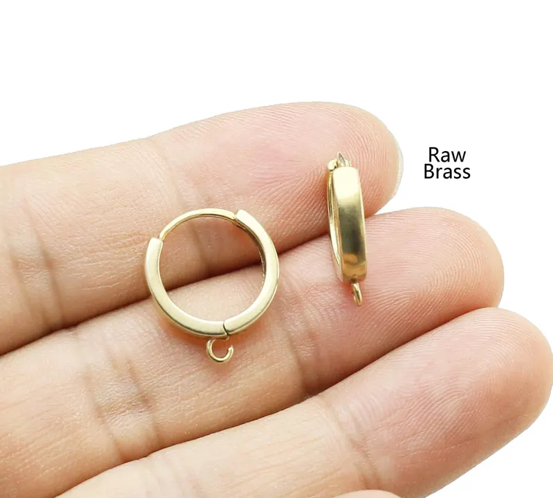 Cerchi per orecchie in ottone  - Jewelry Making Designs recensione e prezzo