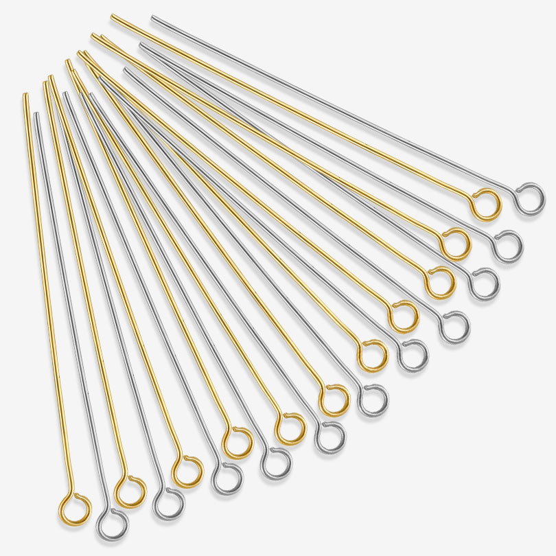 50 pezzi/lotto, perni ad anell - Jewelry Making Head Pins recensione e prezzo
