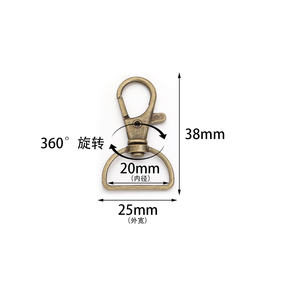 10 pz/lotto Moschettoni Girevo - Jewelry Making Designs recensione e prezzo