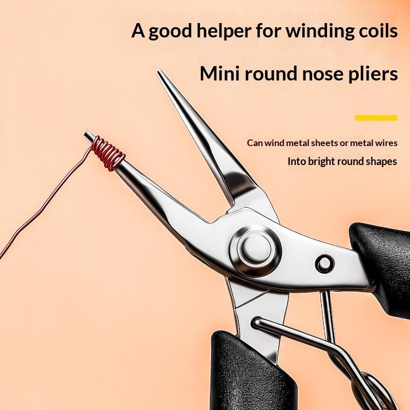 Pinze a becco curvo in acciaio - Jewelry Making Needle Nose Pliers recensione e prezzo