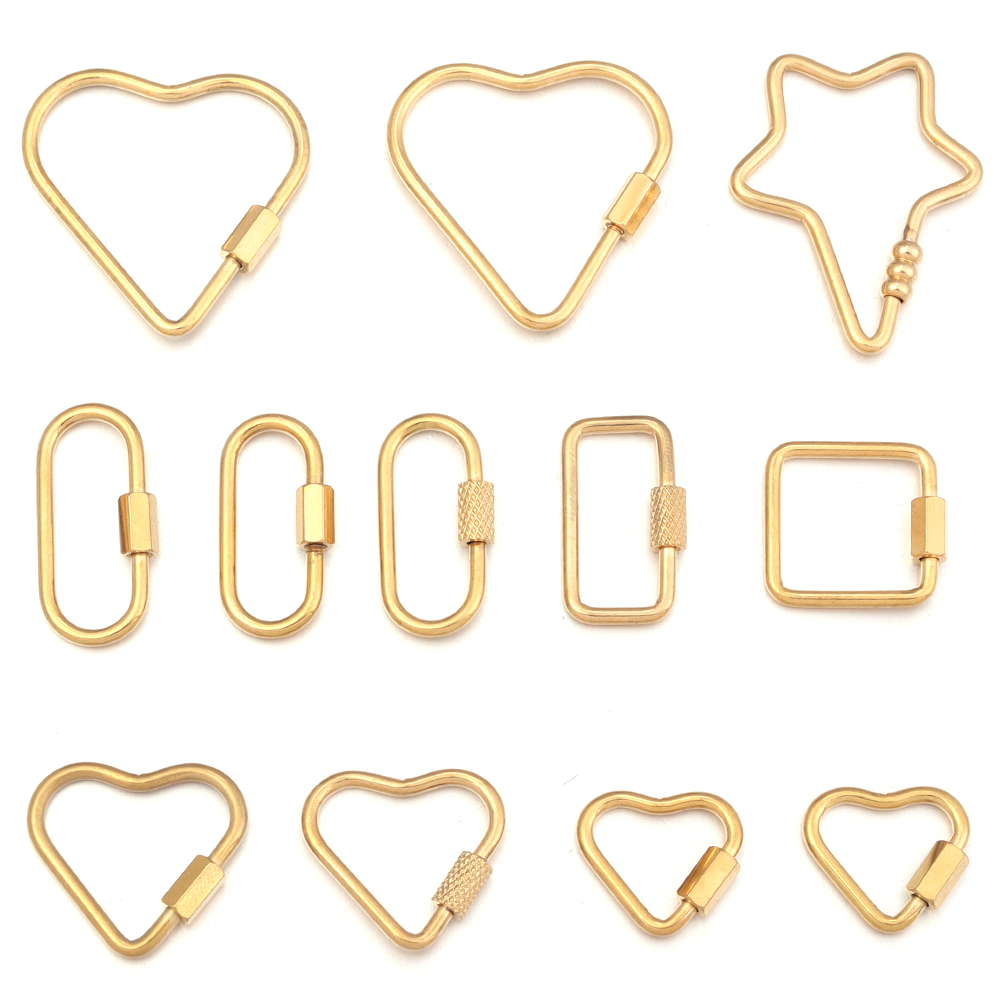 2pcs oro in acciaio inossidabi - Jewelry Making Designs recensione e prezzo