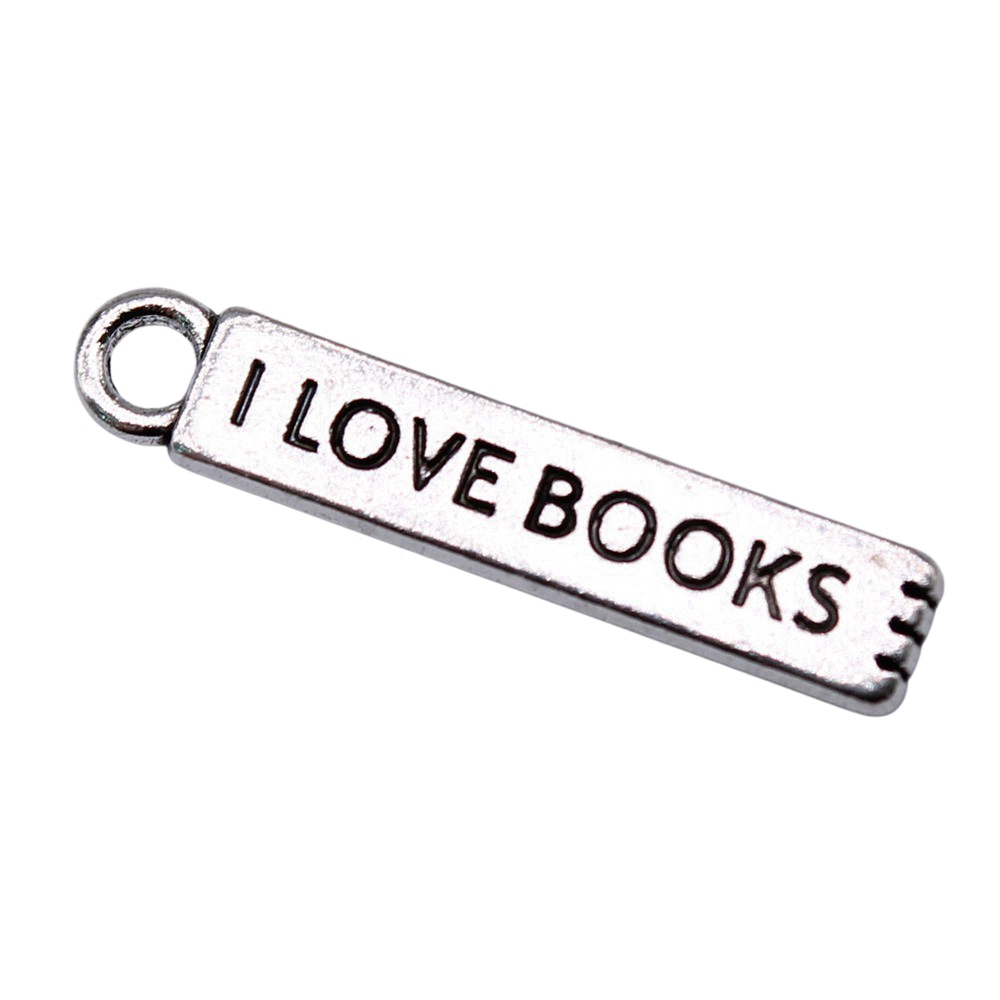 20 pz/lotto I Love Books Charm - Jewelry Making Guide Book recensione e prezzo