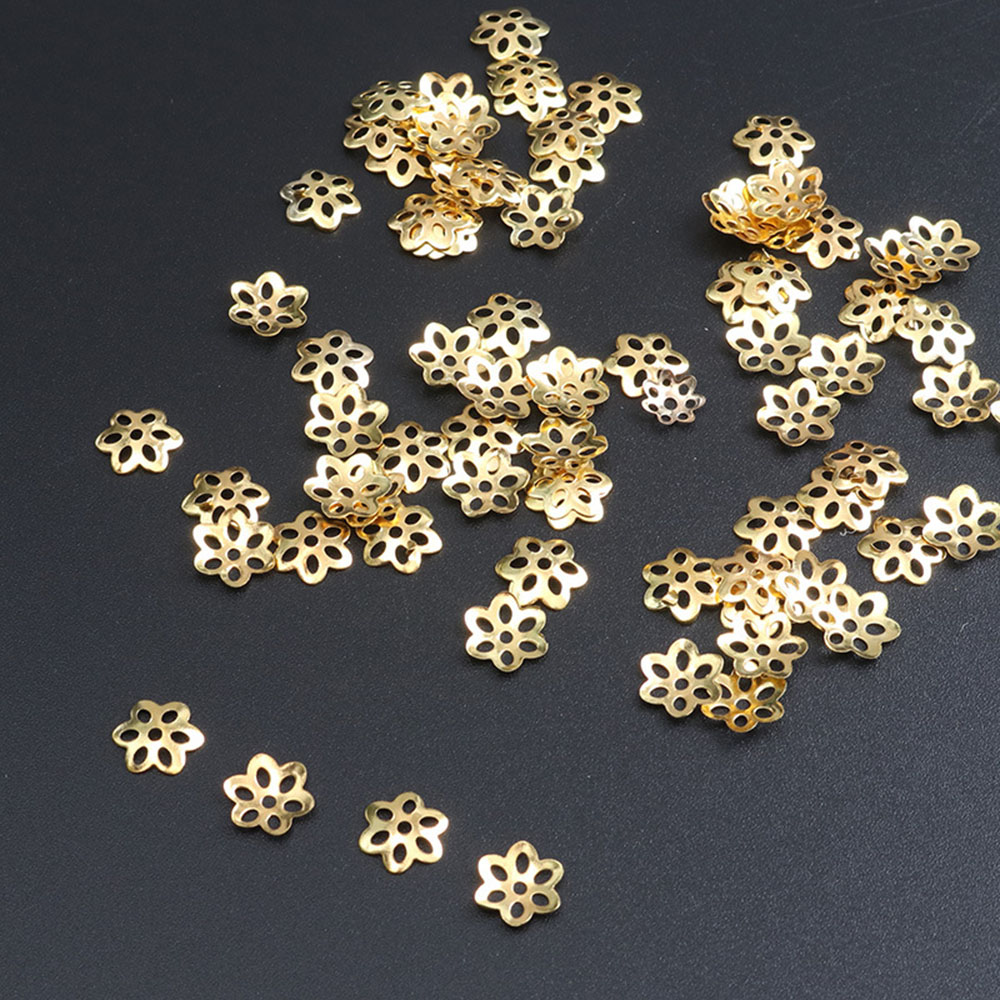 100Pcs Flower Bead Caps per br - Jewelry Making In Bali recensione e prezzo
