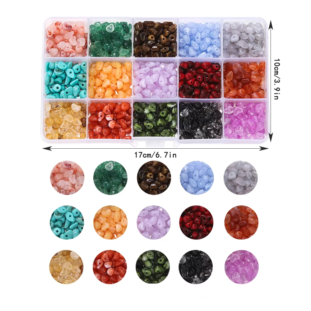 Circa 525 pz/scatola Imitazion - Jewelry Making Organizer Box recensione e prezzo