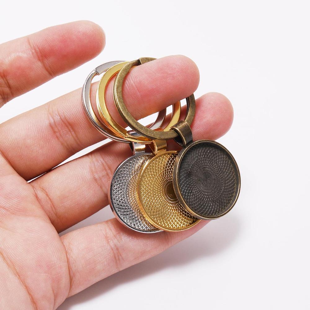 5 Pz/lotto 25mm Portachiavi Co - Pendant Blank Bezel recensione e prezzo