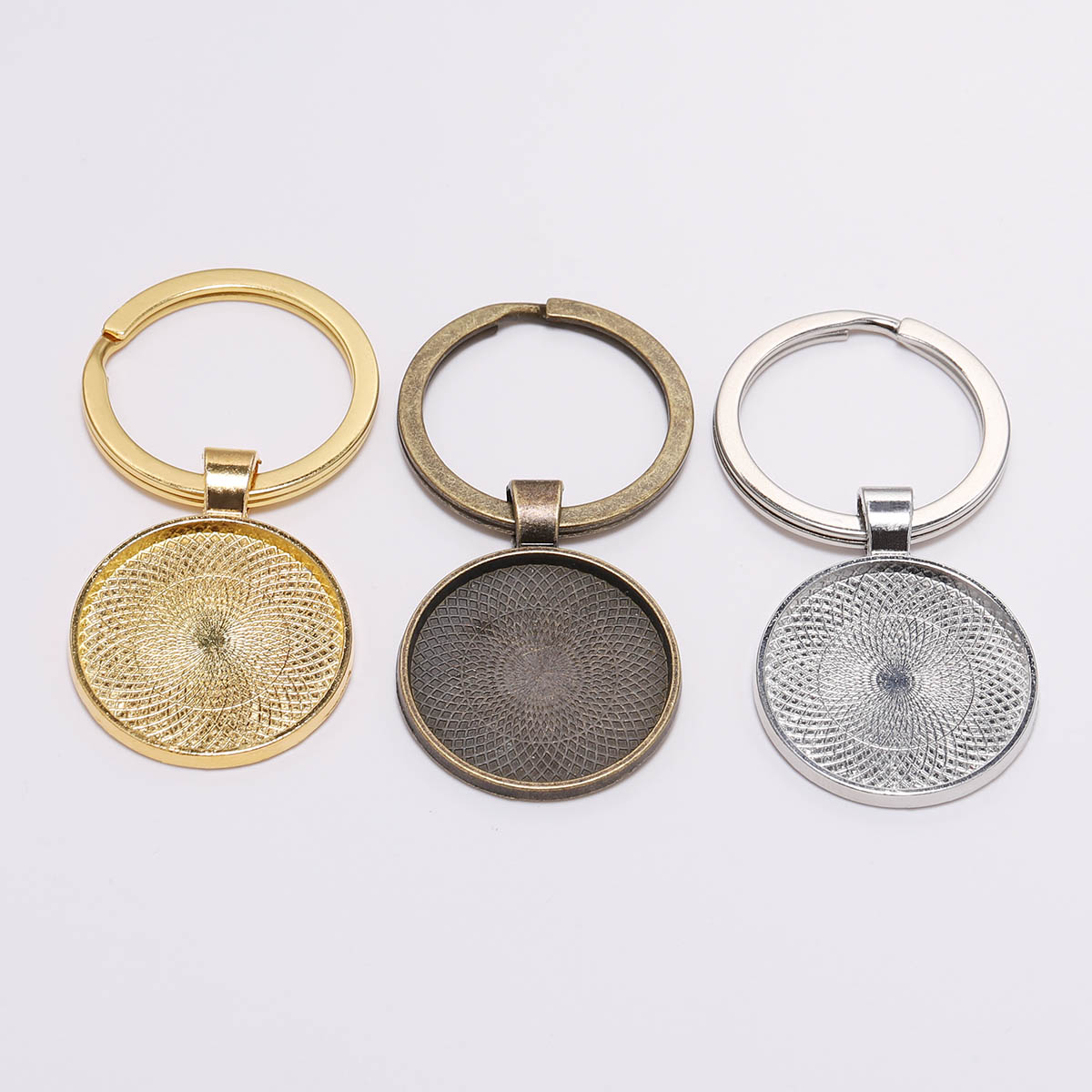 5 Pz/lotto 25mm Portachiavi Co - Pendant Blank Bezel recensione e prezzo