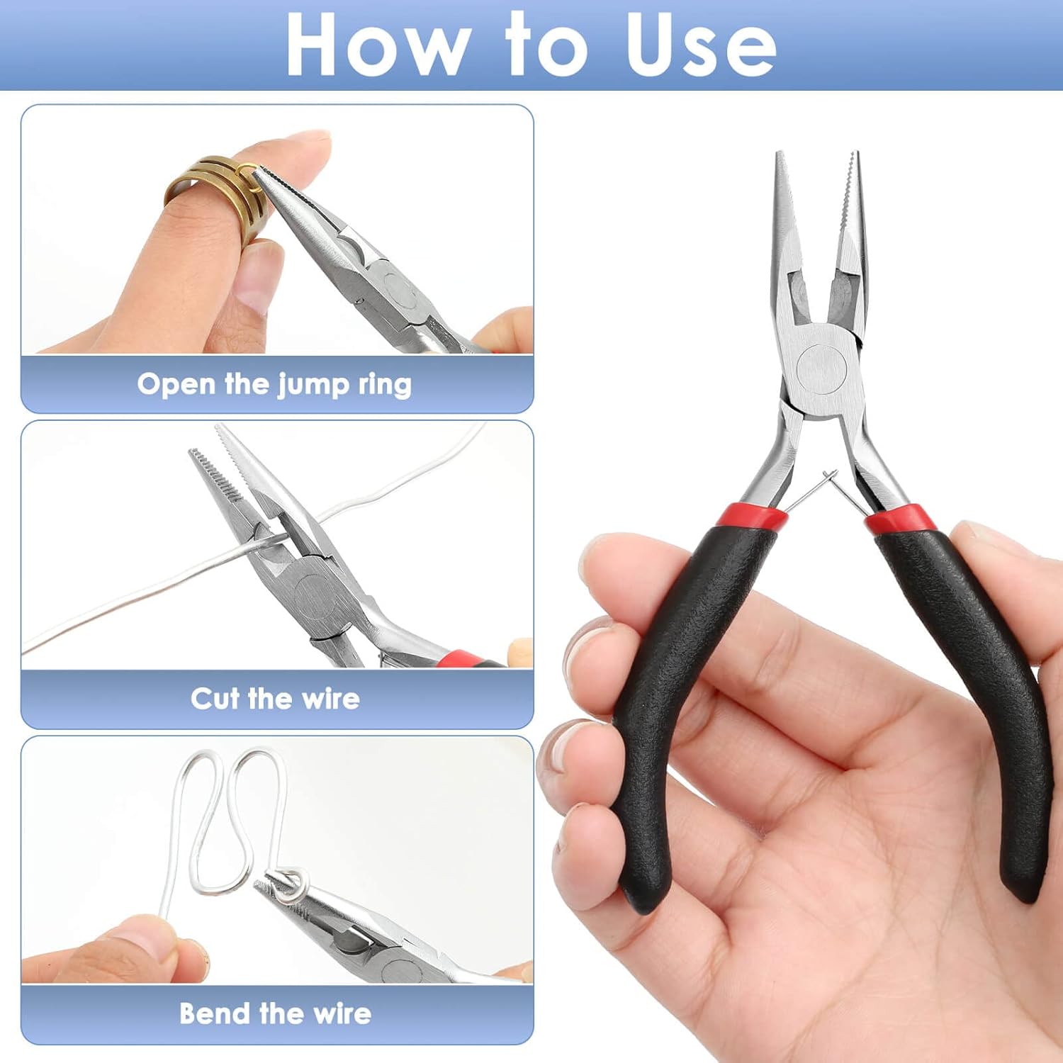 Pinze a becco lungo per la cre - Jewelry Making Needle Nose Pliers recensione e prezzo